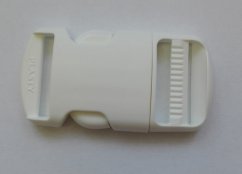 Trojzubec plastový 30mm bílý rovný