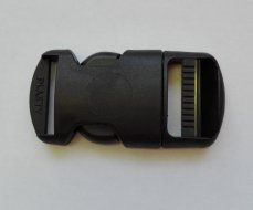 Trojzubec plastový 20mm černý rovný