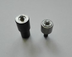 Strojní rozražeč kroužků 4mm H, sada 