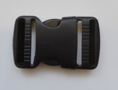 Trojzubec plastový 40mm černý rovný