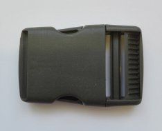 Trojzubec plastový 40mm khaki rovný