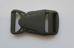 Trojzubec plastový 25mm khaki rovný