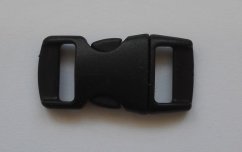 Trojzubec plastový 10mm černý rovný