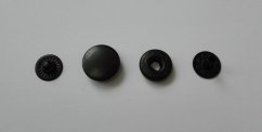 Knoflík stiskací WUK 3/2 (10,5mm) MS/černý nikl