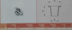 Obuvní kroužek (130 Z normální) 5,5x5 mm Černý 