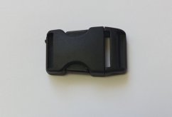 Trojzubec plastový 20mm černý rovný