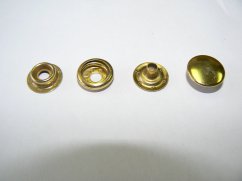 Knoflík stiskací AM 5/13,5 MS/lesklý (zlatý)