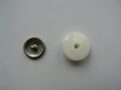 Knoflík zapínací Dressking 17 mm bílý