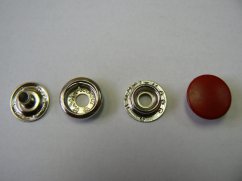 Knoflik stiskací AM 6/15 červená RAL 1975