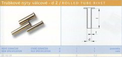 Trubkový nýt 2x6 Lesklý