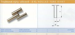 Trubkový nýt 4x32 mm Lesklý
