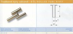 Trubkový nýt 5x30 mm Lesklý