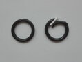 Kroužek otvírací vel. 32 pr. drátu 6mm černý