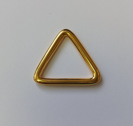 Trojúhelník litý 3,5x25mm pomosaz