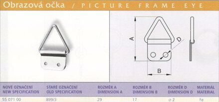 Obrazové očko (899/3) Ponikl