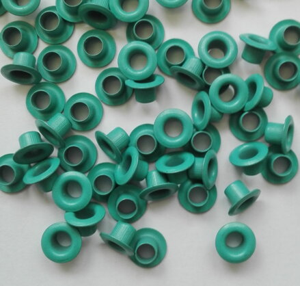 Obuvní kroužek B 27 tyrkys ( 5,5 X 6)  RAL 1984