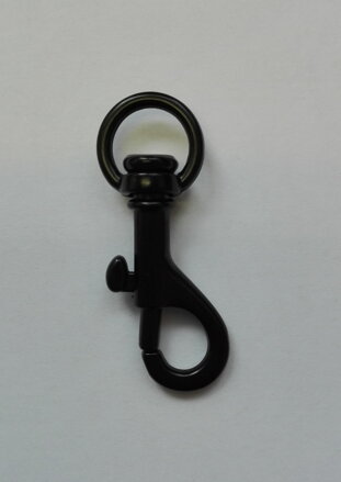 Otočná karabina 45/10 černá