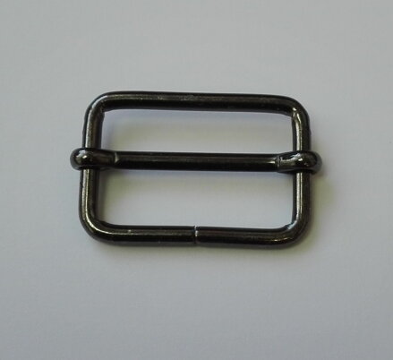 Šoupátková přezka /Průvlečná přezka/ vel. 30 černý nikl