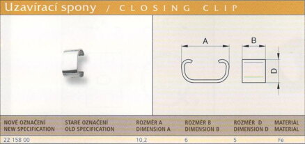 Uzavírací spona Ponikl