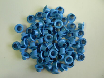 Obuvní kroužek světle modrý ( 5,5x6) RAL 5012