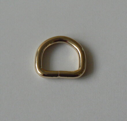 Sedlářský polokroužek nesvařovaný 22 x 20 x 5 pomosaz