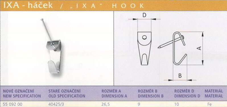 IXA Háček (40425/3) Ponikl