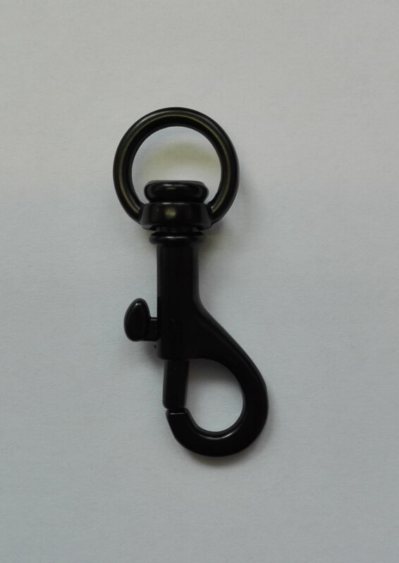 Otočná karabina 45/10 černá