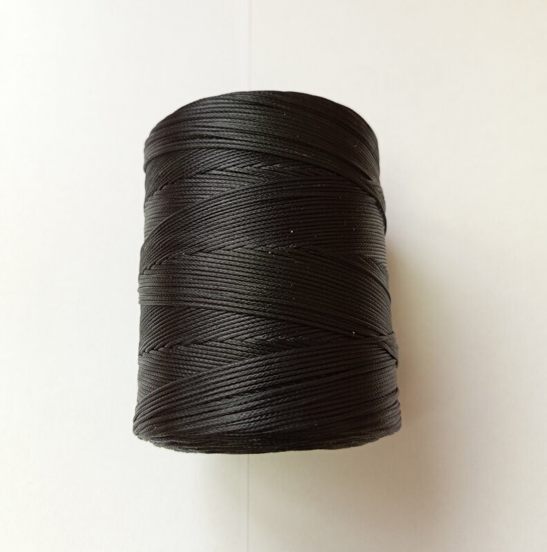 Voskovaná nit 1,2mm černá, návin 500m