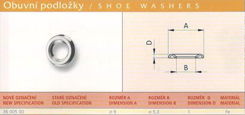 Obuvní podložka vel. 5 Ponikl