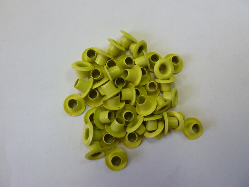 Obuvní kroužek B 27 žlutý ( 5,5 X 6)  RAL 1016