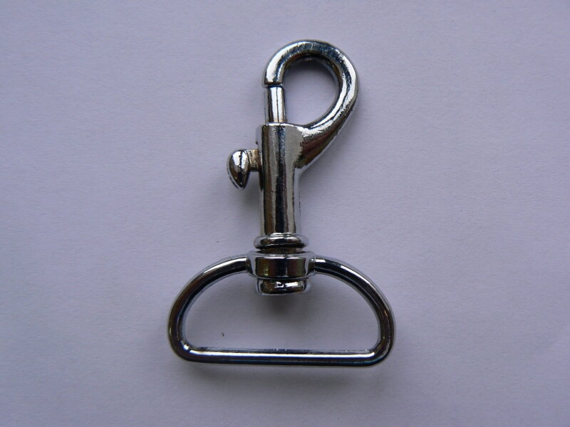 Otočná karabina 45/25 ponikl