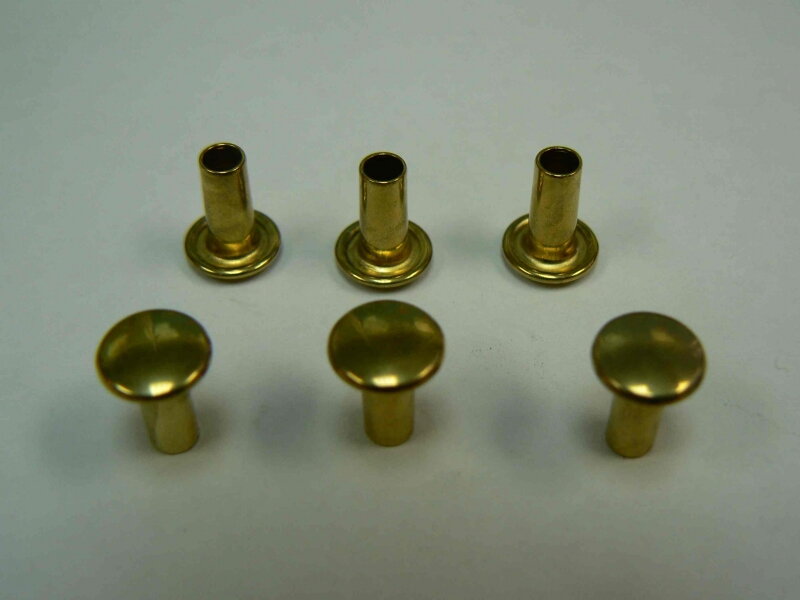 Jednodílný nýt 4 x 8 pomosaz