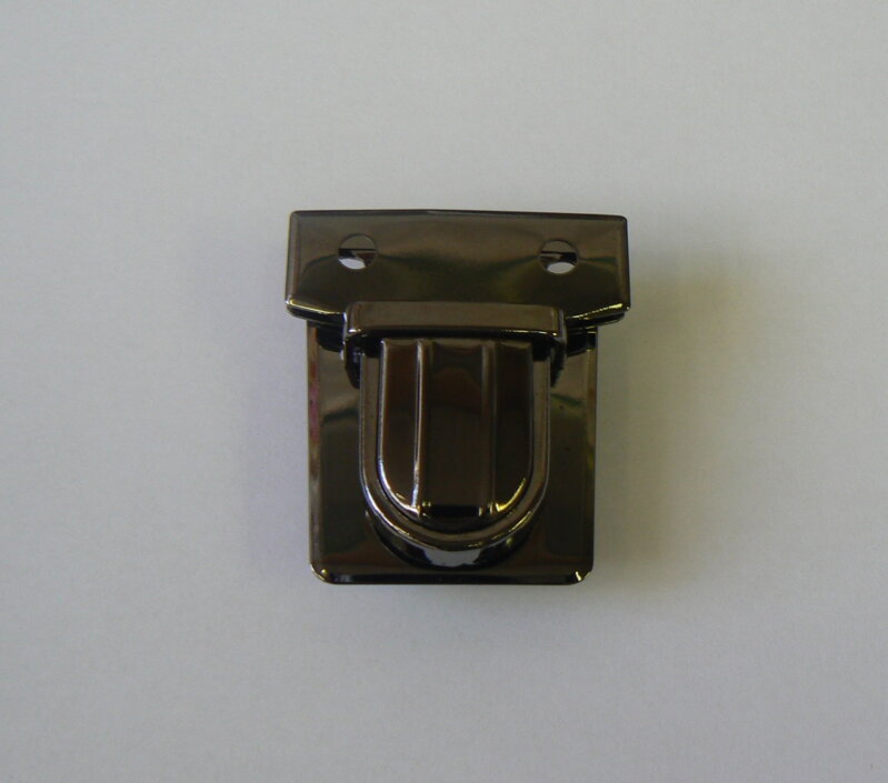 Aktovkový zámek AZ 127 (50 x 46) černý nikl 