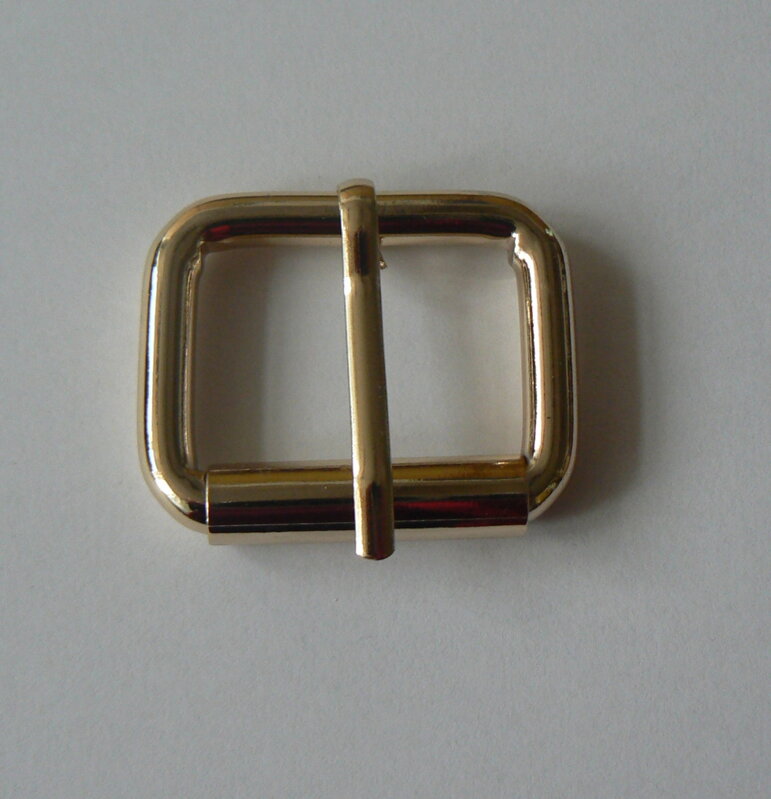 Sedlářská přezka nesvařovaná 33 x 25 x 6 pomosaz