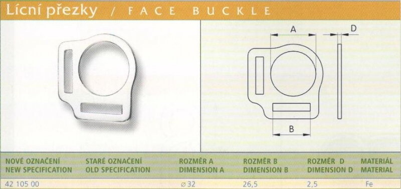 Lícní přezka Ponikl